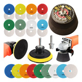 Kit 10 Lixas 100mm Diamantadas 1 Rebolo 1 Suporte 1 Pino M14