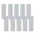 Kit 10 Luminária De Emergência Lâmpada 30 Led Segurimax Slim Cor Branco 110v/220v