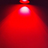 Kit 10 Luminária Espeto Jardim Lâmpada Cob Led 7w Luz Azul Cor Da Carcaça Preto Cor Da Luz Vermelho 110v 220v