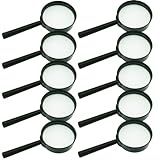 Kit 10 Lupas De Aumento 50 Mm Lupa Pequena