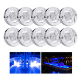 Kit 10 Luz De Popa Cortesia Iluminação Barco Lancha Led 12v