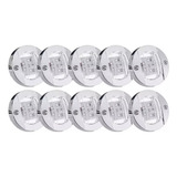 Kit 10 Luz De Popa Cortesia Iluminação Barco Led Branco 12v