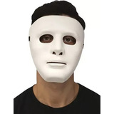 Kit 10 Máscaras Branca Lisa Sem Face Fantasia Halloween