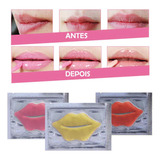 Kit 10 Mascaras Colágeno Hidratante Para Lábios Boca Tipo De Pele Todas