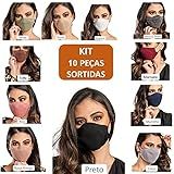 Kit 10 Máscaras Sport Antiviral Unissex