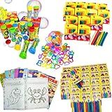 Kit 10 Massinha Modelar 10 Bolha Sabão 10 Giz Cera 20 Cortador 10 Colorir Lembrancinha Infantil