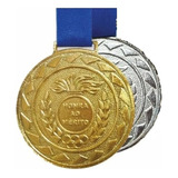 Kit 10 Medalhas Prata Ouro Honra
