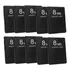 Kit 10 Memory Card 8mb Para Playstation 2 Máximo Desempenho
