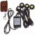 Kit 10 Milha Strobo Controle Sem Fio 4 Pontos Drl Safety Car