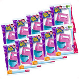 Kit 10 Mini Batedeira Brinquedo Infantil Plástico Rosa