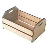 Kit 10 Mini Caixote Feira 20cm Mdf Caixotinho Mercado Festa