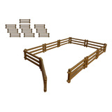 Kit 10 Mini Cerca Jardim Terrário Miniatura Cerquinha 6x3cm