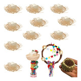 Kit 10 Mini Chapéuzinho Chapéu Palha Desfiado Decoração Luxo