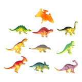 Kit 10 Mini Dinossauros