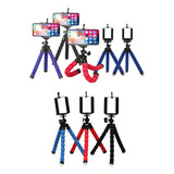 Kit 10 Mini Tripe Celular Camera Youtuber Universal Selfie