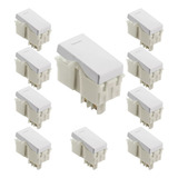 Kit 10 Módulo Interruptor Simples Liz Giz Lux Tramontina 10a