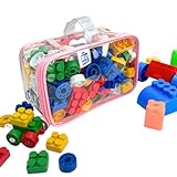 Kit 10 Necessaire Organizador Brinquedos Infantil Bloco De Montar Bubag TAM PP Rosa Bubag 