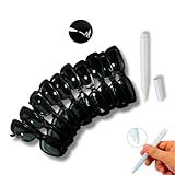 Kit 10 Óculos De Sol Vintage Retrô Com Proteção UV- Para Festa- Balada- Casamento Com Caneta Giz -Preto-