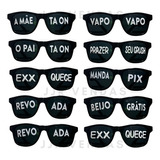 Kit 10 Oculos Frases Divertidas Lente