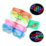 Kit 10 Oculos Led Neon Festa Balada Cosplay Rave Casamento