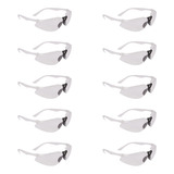 Kit 10 Óculos Proteção Segurança Trabalho