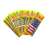 Kit 10 Odorizador Automotivo Little Trees Aromatizante Eua
