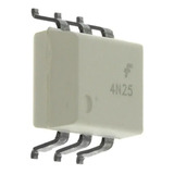 Kit 10 Optoacoplador 4n25sr2m Onsemi Smd dip 6