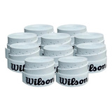 Kit 10 Overgrip Wilson Para Beach Tennis Padel Pickleball Cor Branco