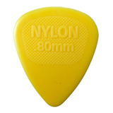 Kit 10 Palheta Dunlop Nylon Midi 0 80mm Violão Guitarra