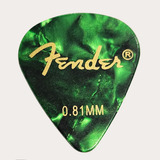 Kit 10 Palhetas Fender Guitarra Violão Ukulele Cavaco Baixo