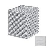 Kit 10 Panos Limpeza Mágico Multiuso Fio De Metal Reutilizável 20cm X 20cm