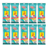 Kit 10 Panos Umedecidos Desinfetante Wipes Esfrebom Atacado