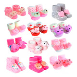 Kit 10 Pantufa Meia Bebe Feminina