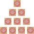 Kit 10 Parafina Sex Wax Quente Mr. Zogs Hard 5x Vermelha