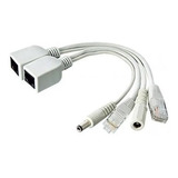 Kit 10 Pares Cabo Adaptador Poe Injetor Separador