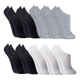 Kit 10 Pares De Meias Sapatilha Invisível Lupo Sport 03270