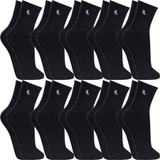 Kit 10 Pares Meias Lupo Cano Alto Masculino Adulto Original