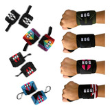 Kit 10 Pares Munhequeira Crossfit Treino Pulso Proteção Nog
