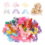 Kit 10 Pares Sapatos P Boneca Barbie Sapatinhos Lote Lindos