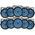 Kit 10 Parled 18x12w Dmx Refletor Slim Quadriled Rgbw