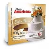 Kit 10 Pasta Americana Chocolate Branco Arcolor 800gr