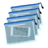 Kit 10 Pasta Porta Documento Papel A4 Divisória Zíper Malote