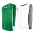 Kit 10 Pçs Colete Pp Infantil Futebol Tecido Helanquinha Cor Verde X Branco