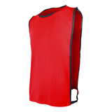 Kit 10 Pçs Colete Pp Infantil Futebol Tecido Helanquinha Nata Sports Cor Vermelho