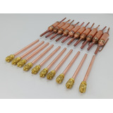 Kit 10 Pcs Filtro Cobre 3 4 90mm Válvula Serviço Schrader
