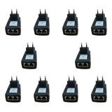 Kit 10 Pcs Fonte Poe 48v 0 5a Access Point Roteadores