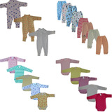 Kit 10 Pçs Maternidade Roupa De Bebê Menina