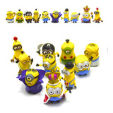 Kit 10 Pçs Minions Miniatura 6 Cm Pvc Meu Malvado Favorito