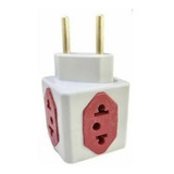Kit 10 Peças Adaptador De Tomada Benjamin Boby Cubo 3d T