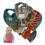Kit 10 Peças Babador Bandana Babeiro Vanetex